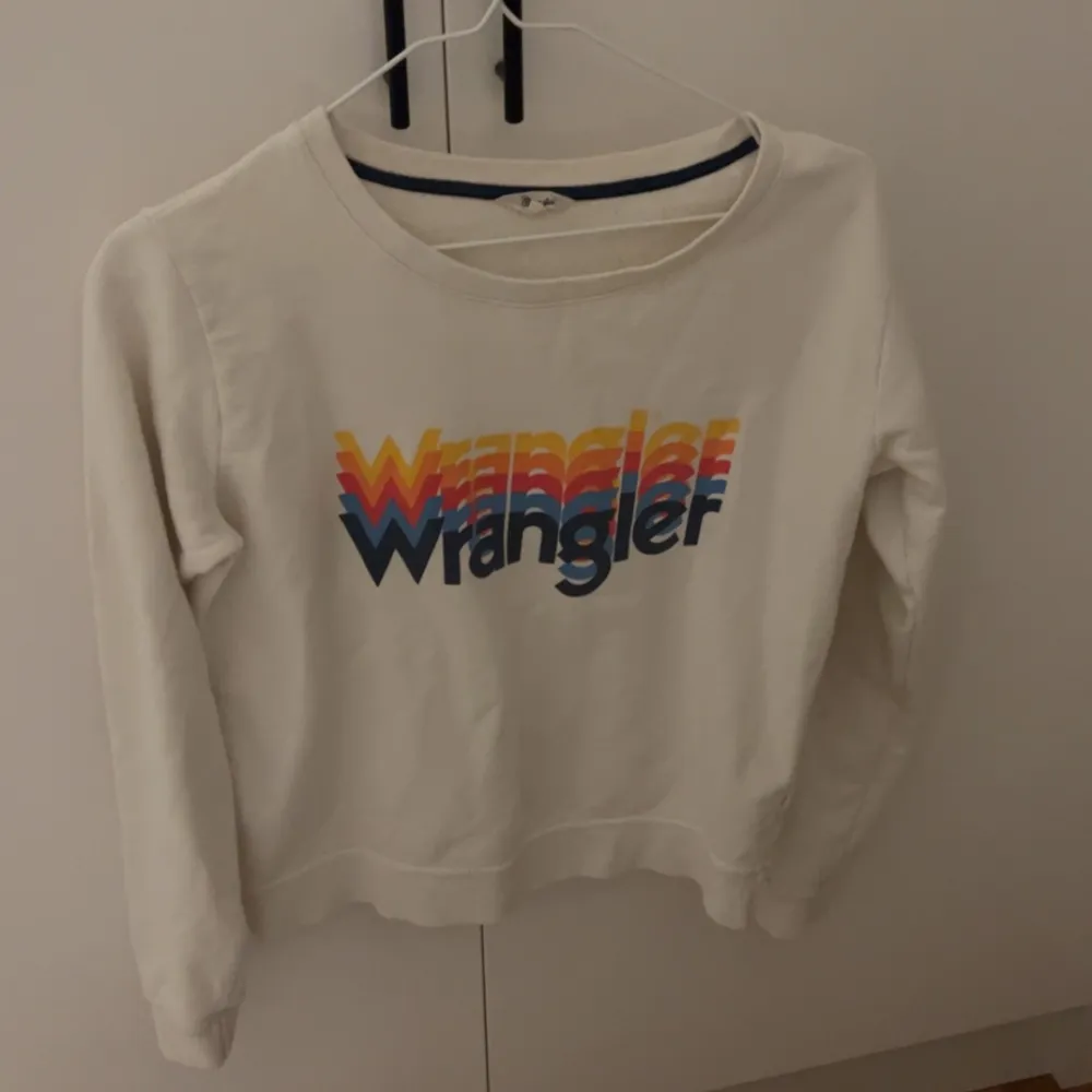 En sweatshirt från wrangler. I small. Lite oversized. Tröjor & Koftor.