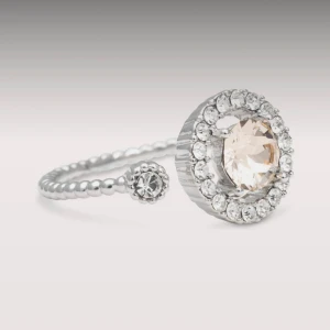 Lily and rose ring  - Oanvänd 