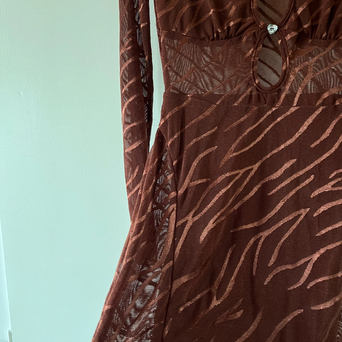 Klänning i mesh 🤎 - 91