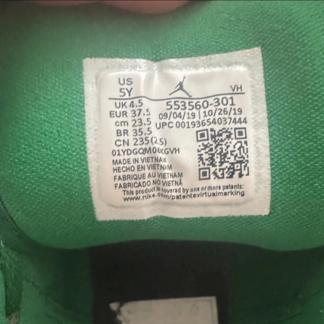 Jordan 1 low green - 92