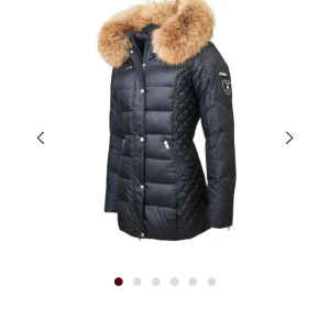 Pälsjacka  - Säljer min rockabdblue jacka i storlek 36 den är lite längre än vad det är på bilden! Skriv till mig för mer information💕