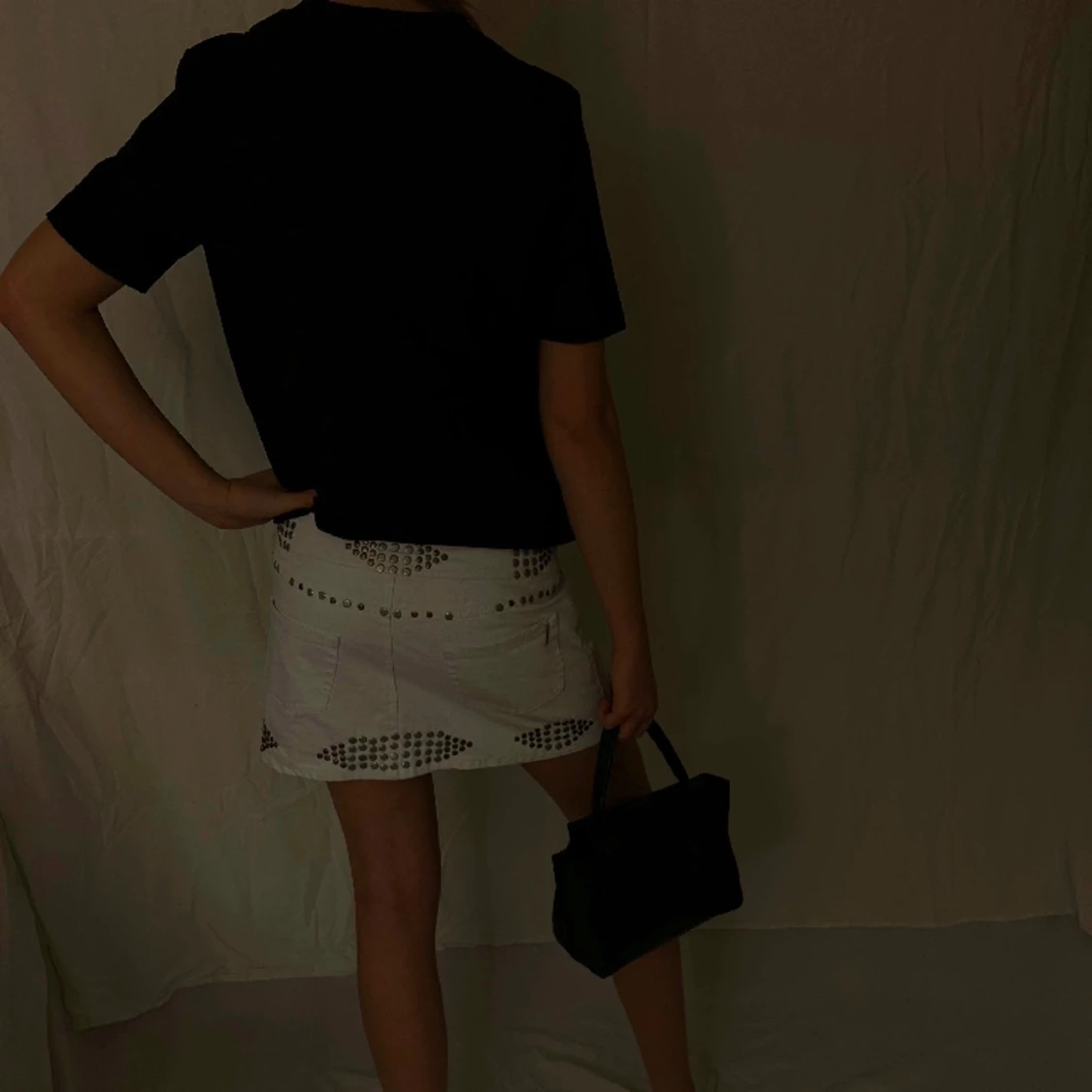 Vit vintage kjol - 90