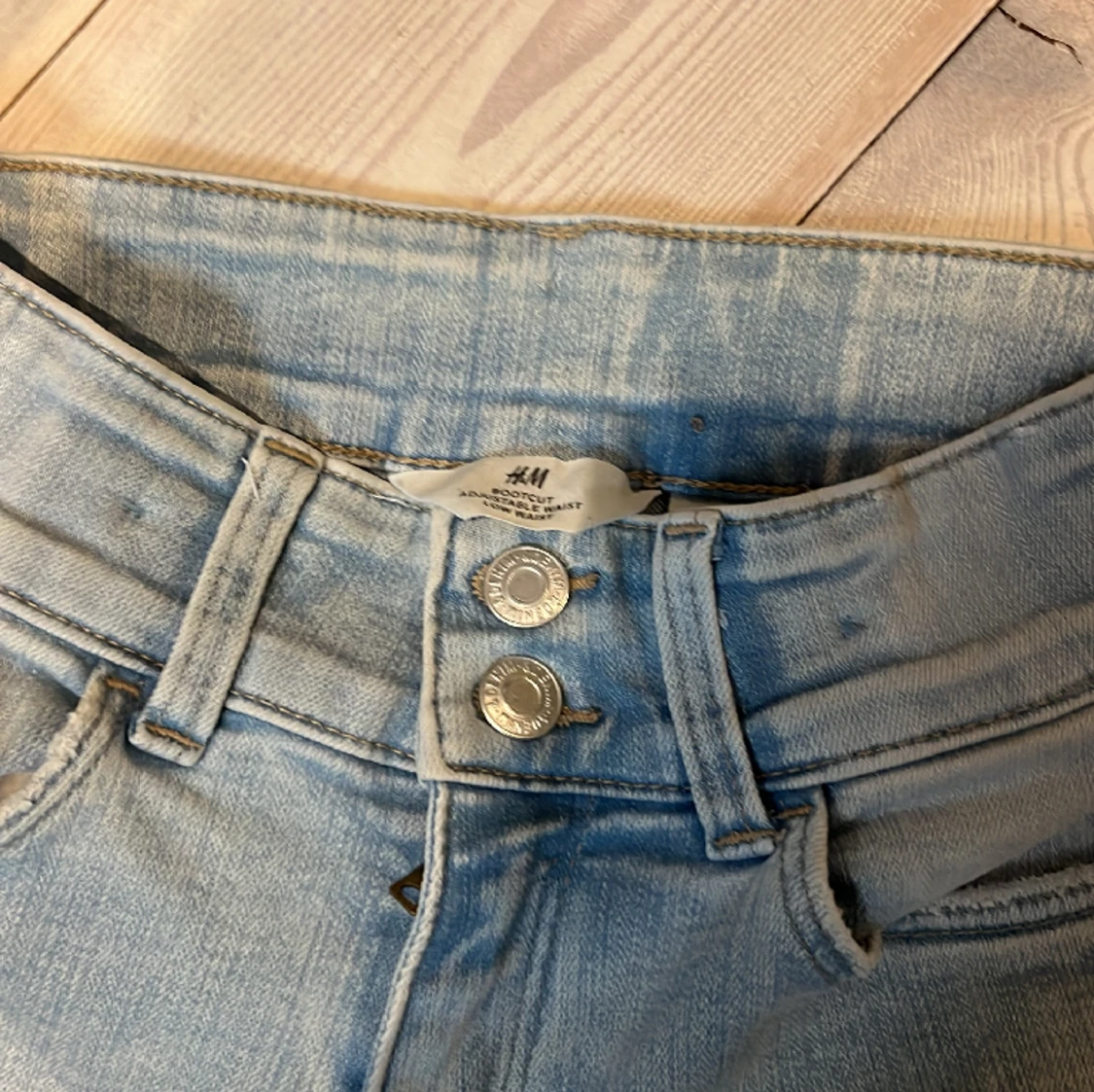 Lågmidjade Bootcut jeans UTAN fickor - 91