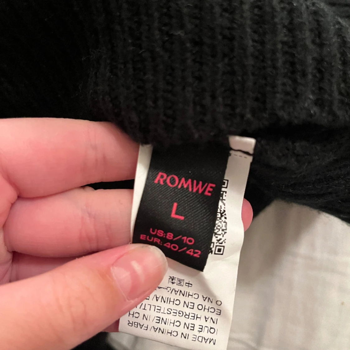 ”Grunge” stickad tröja  - 91