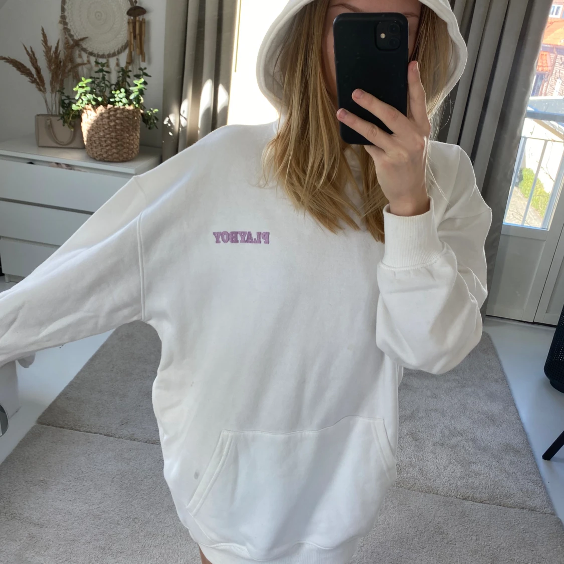 Oversized Playboy hoodie - 91