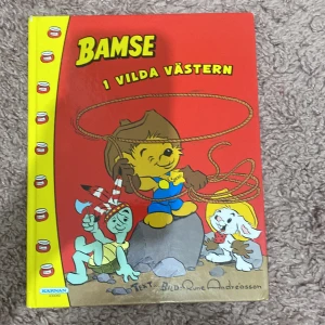 Bamse i vilda västern  - Hej! Jag vill sälja min bok Bamse i vilda västern. Den är perfekt för barn 6-9 år gammal! Pris går att diskutera!💕