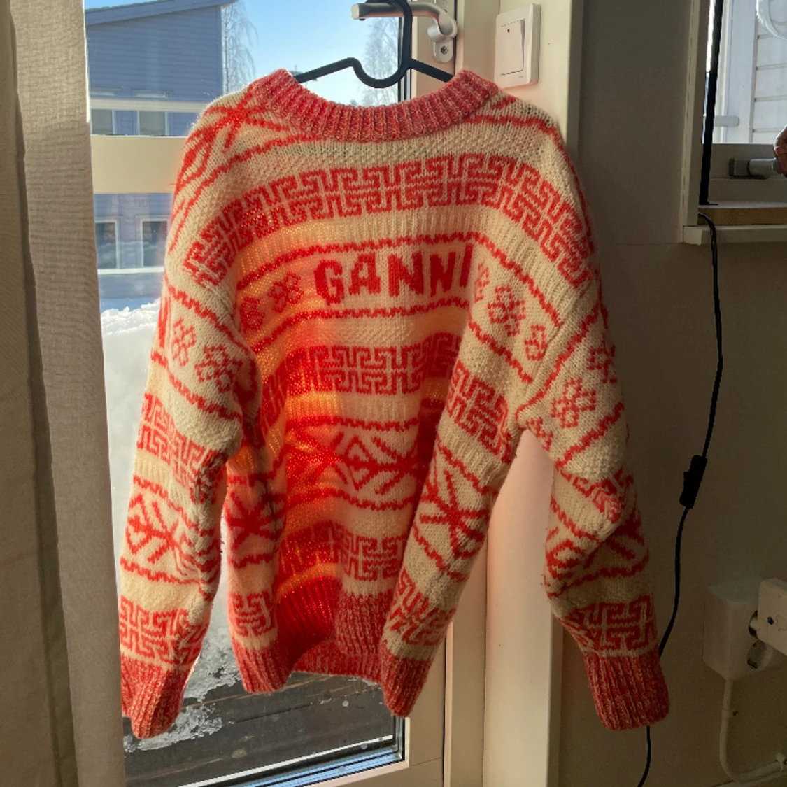 GANNI stickad tröja