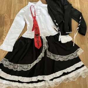 Cosplay  - Säljer denna cosplayn. Den har lite små smink fläckar men inget som syns!! (Katt och hund i hemmet) 