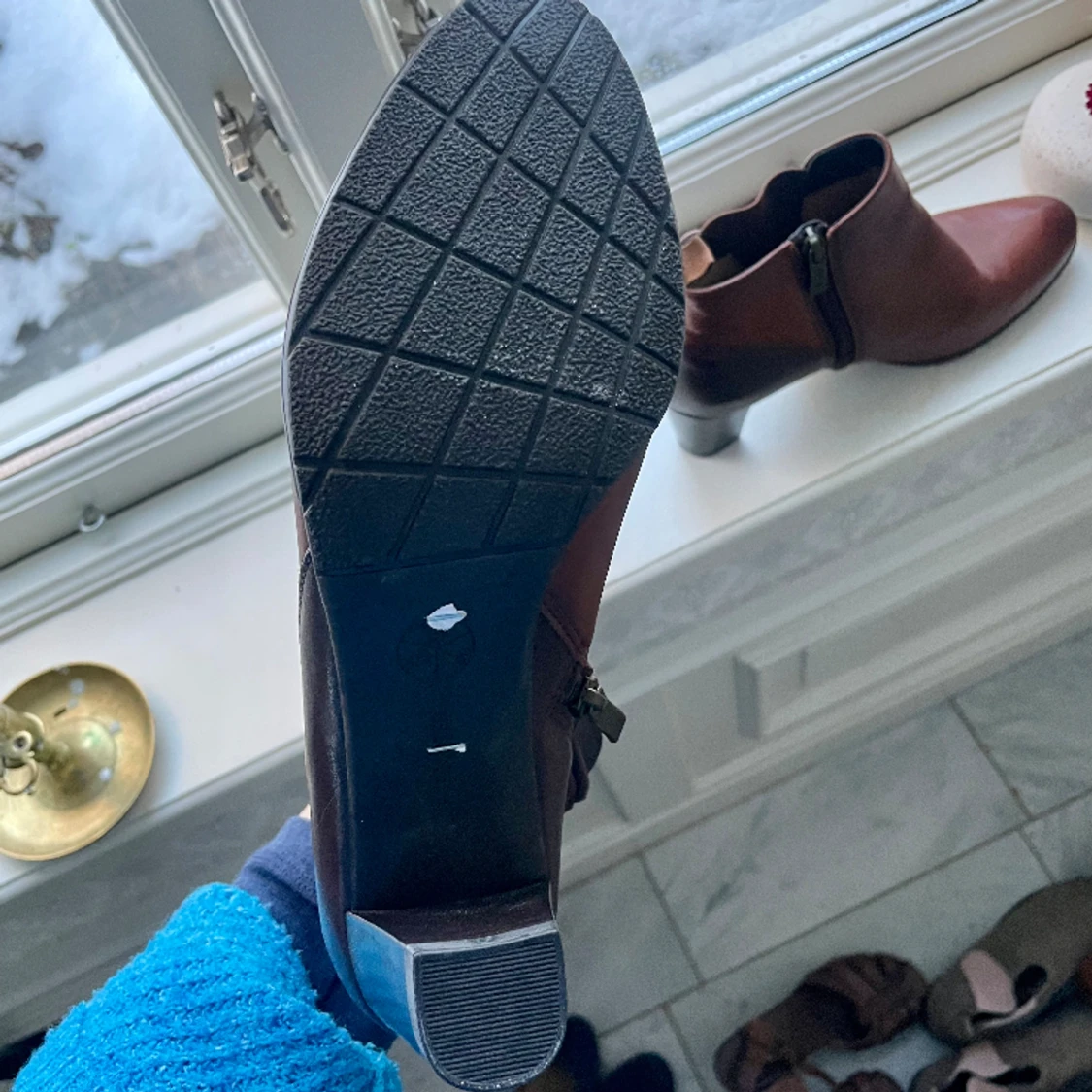 Stövletter läder  - 91