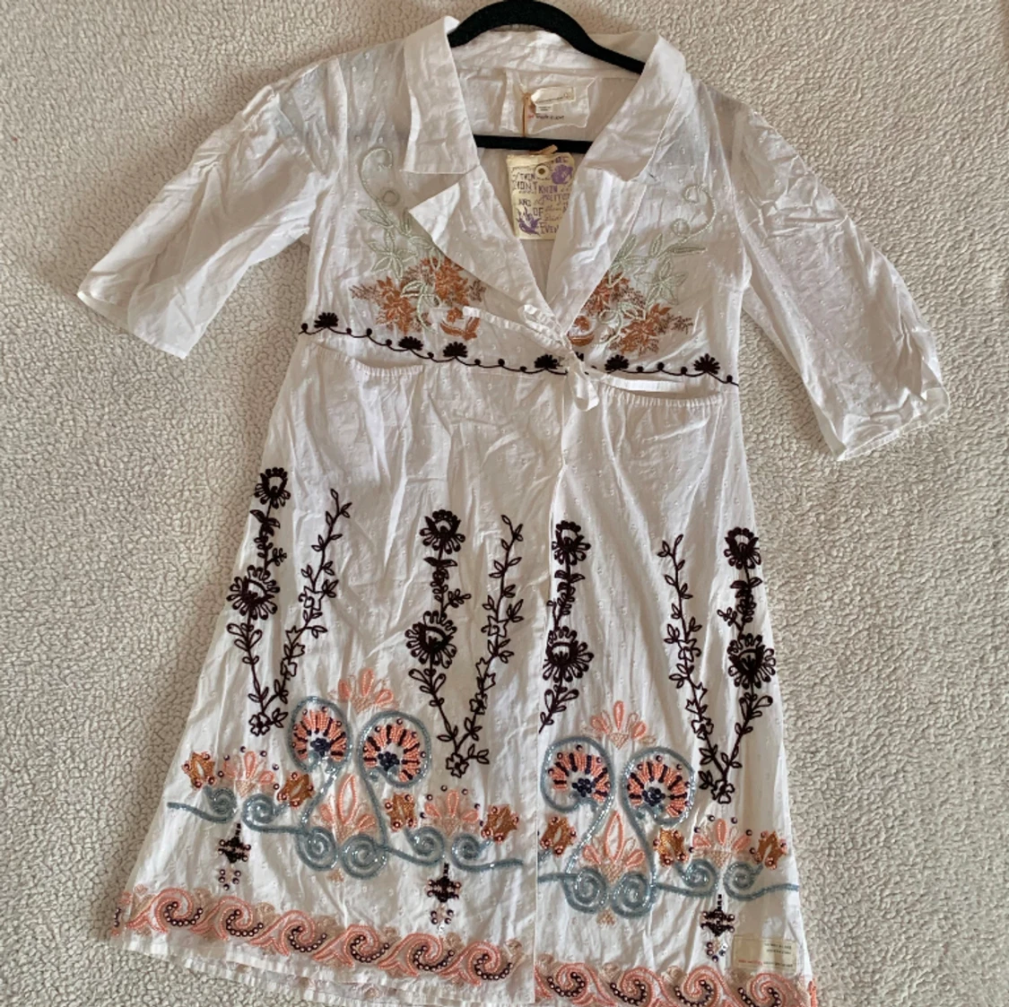 Odd Molly omlottklänning med pärlor och broderi