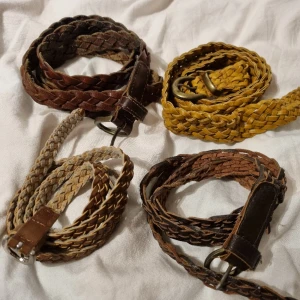 Flätade vintage skärp bälten  - Passar S-L Perfekt till jeans eller sommarklänning  25sek styck, rabatt vid köp av flera 