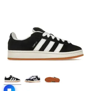Adidas campus 00s i färgen black! Använda max 5 gånget och köpta nyligen! 