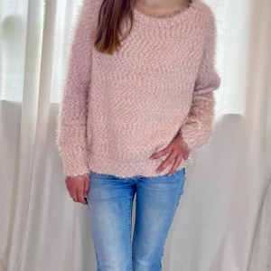 Rosa tjocktröja - Hel, rosa, kapphal