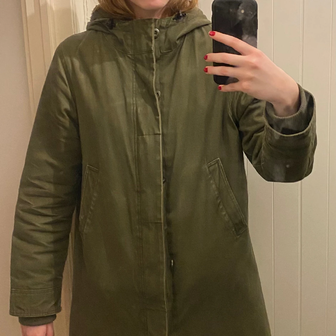 grön jacka 