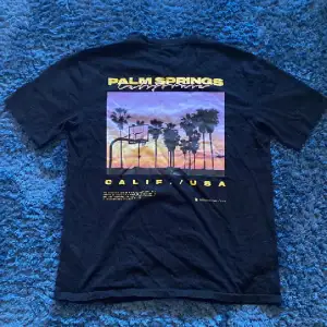 Tshirt med Palm springs tryck