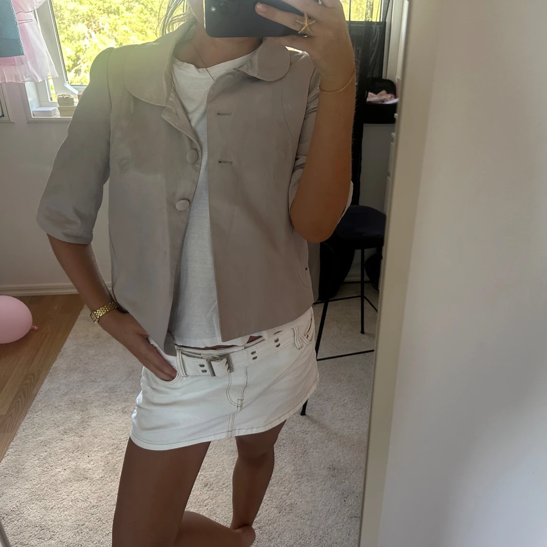 Trekvarts kappa  - 90