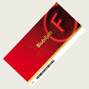 Biobiljett  - Hej,  Jag säljer en biobiljett med utgångsdatum 2025-01-30.  Biljetten är digital och kommer i form av en värdekod som kan användas på Filmstaden.se, i en biljettautomat, eller genom att visas för personalen i kassan.  Värdekoden skickas direkt. 