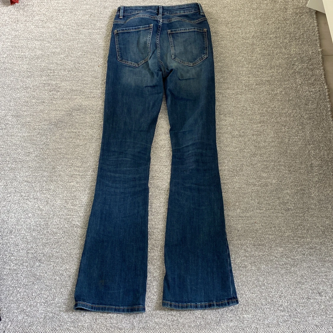 Blå jeans från Lindex - 90