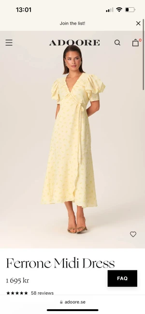 Gul adoore  - Nypris 1695kr