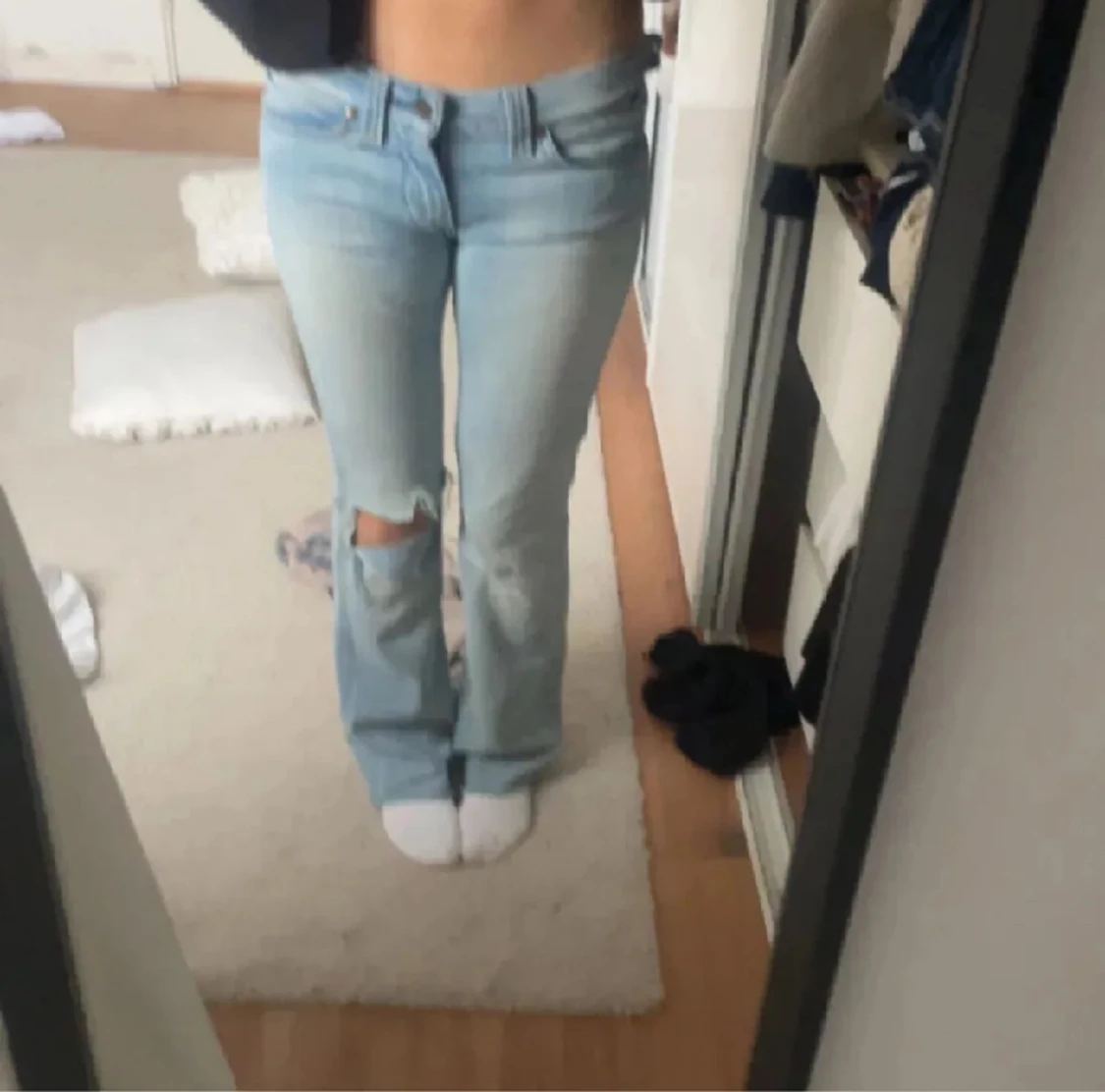 Blåa jeans 