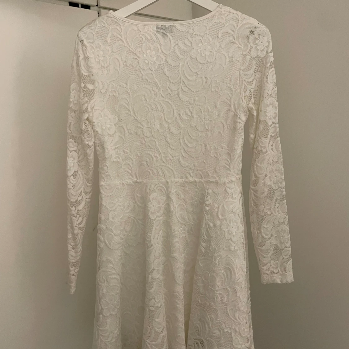 Vit studentklänning - 90