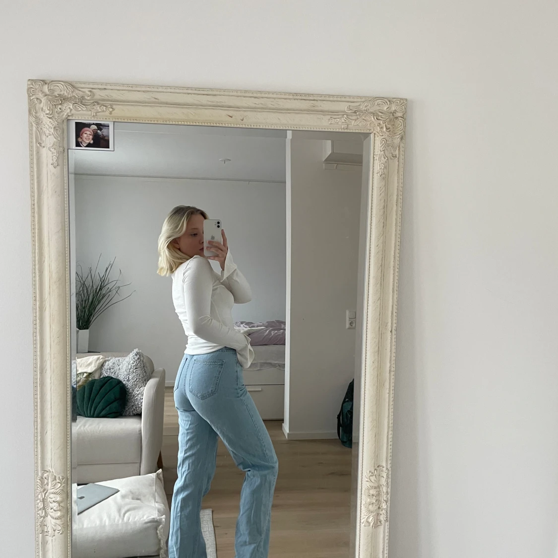 Ljusblå jeans🦦 - 90