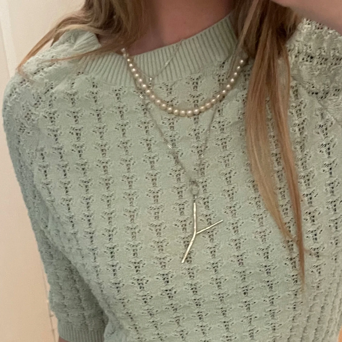 Mintgrön hm topp - 90