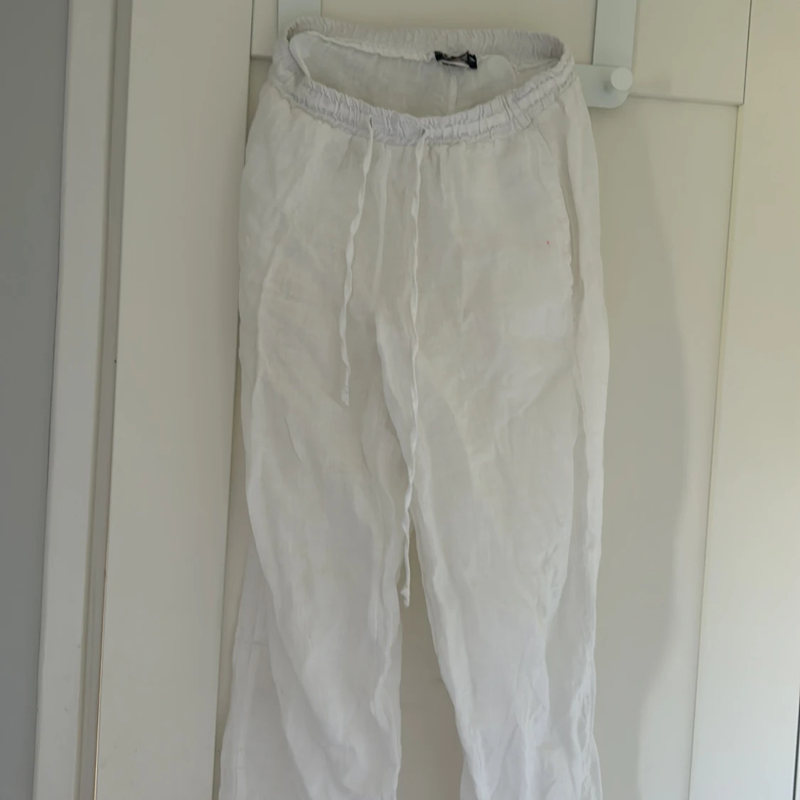 Low waist linnebyxor