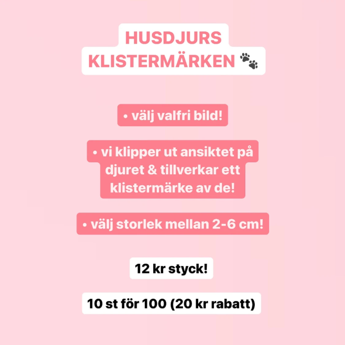 Husdjurs klistermärken  - 90