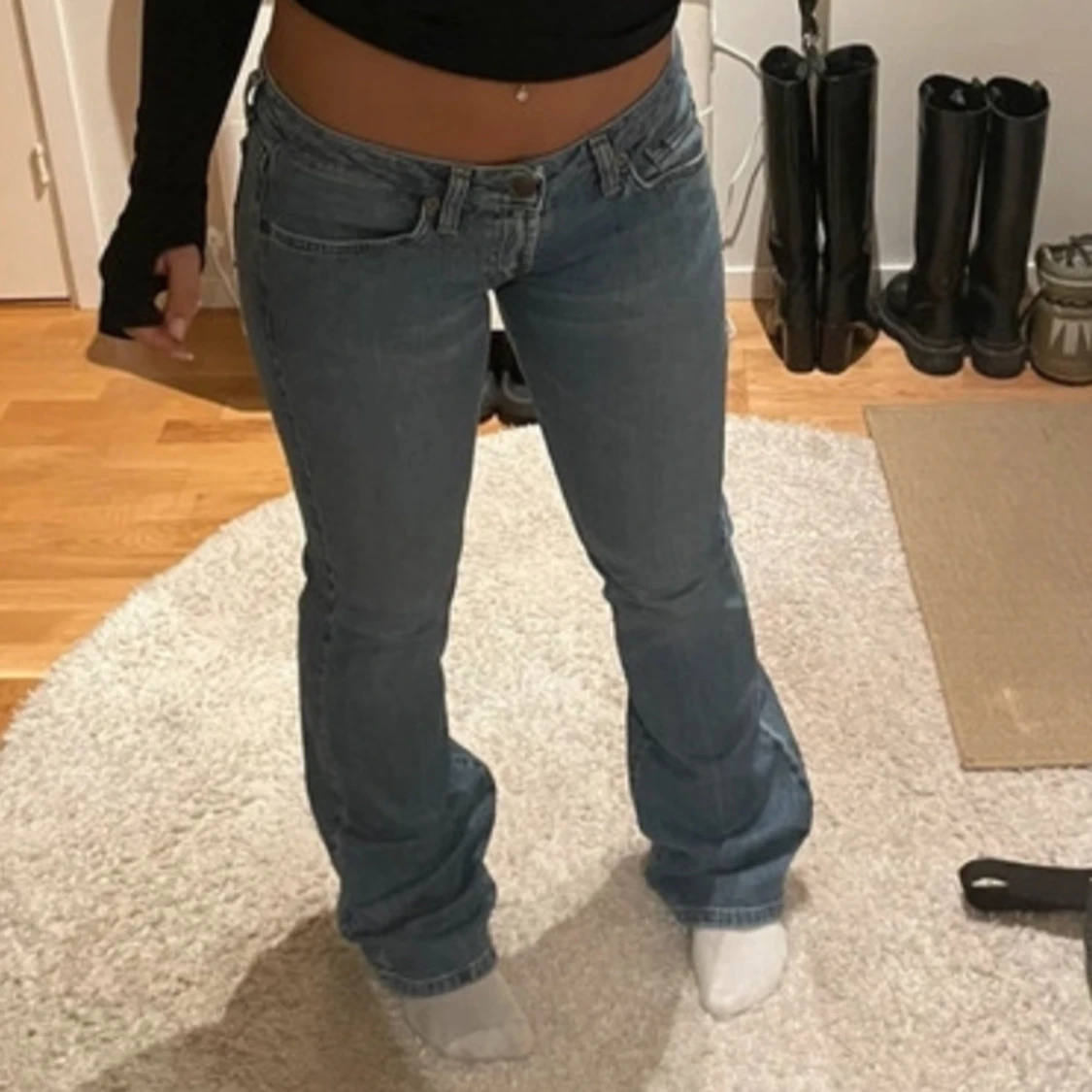 Lågmidjade jeans - 90