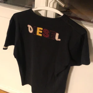 Diesel T-shirt  - En vintage Diesel tröja. Stort backprint. Jättebra skick och sjuk passform. Det står att det är storlek XXL men asså den sitter exakt som en medium.