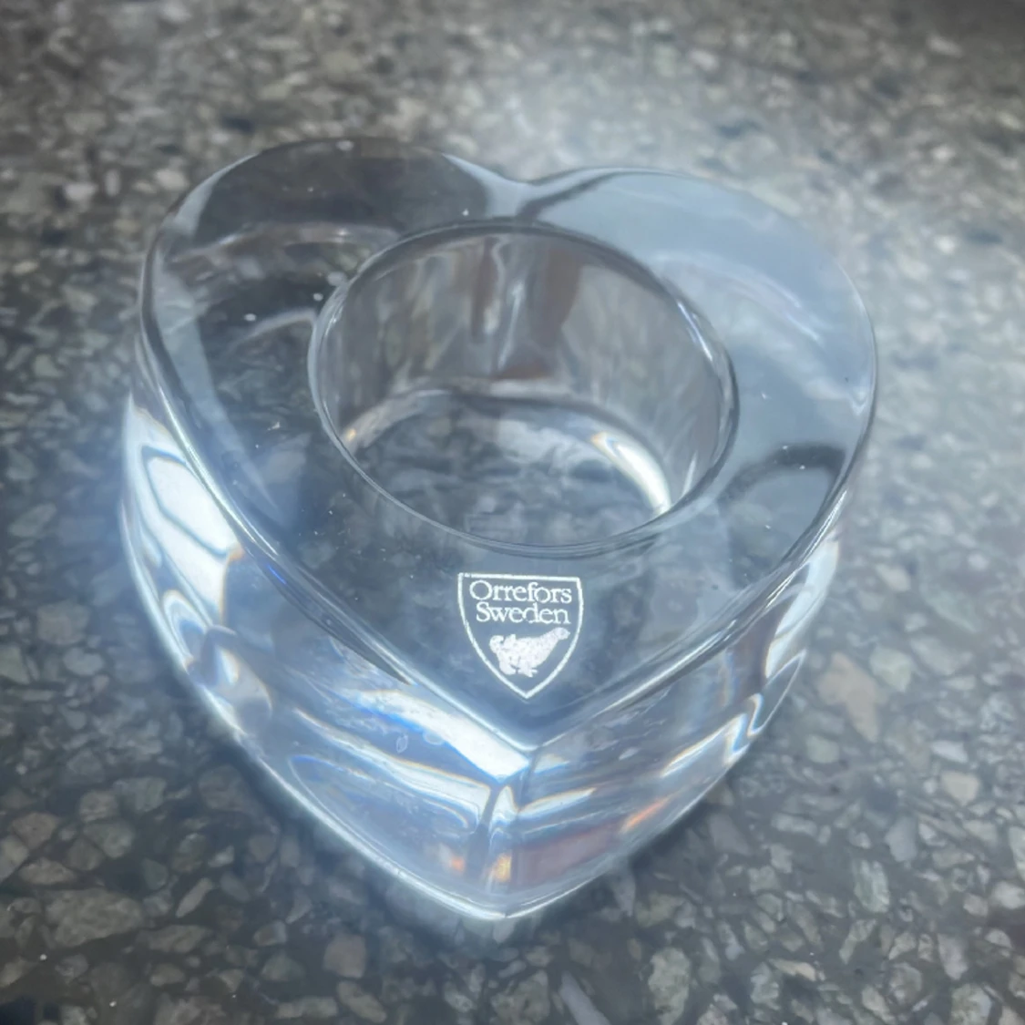 Hjärtformad ljushållare 