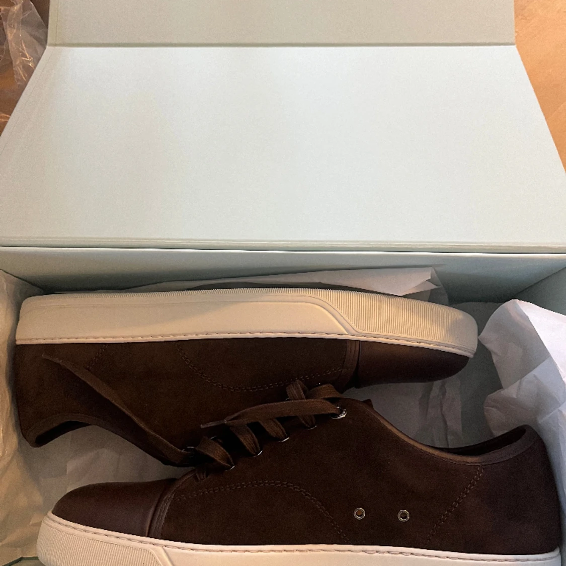 Lanvin Cap Toe Espresso 11/EU45 - 91