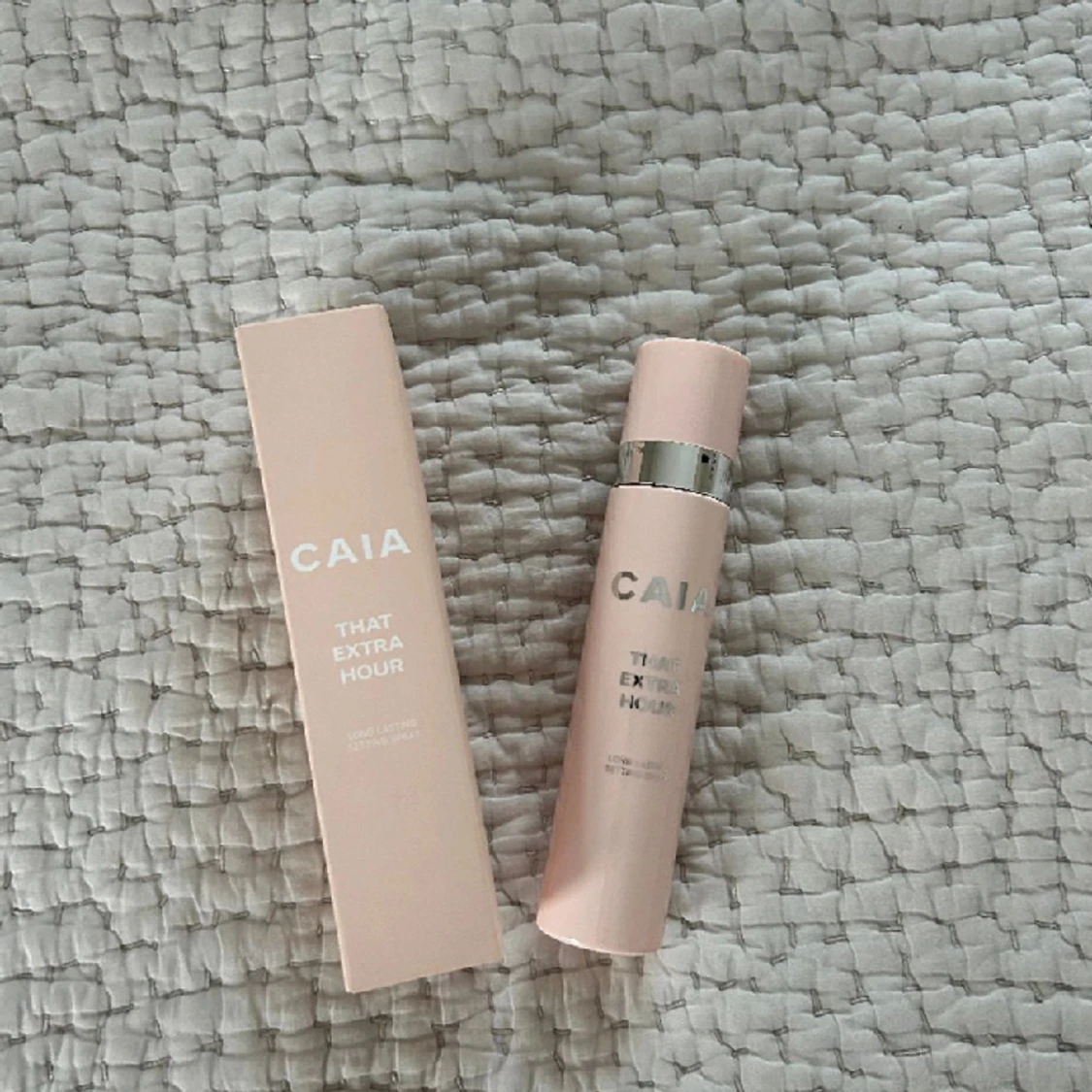Setting spray och läppmask