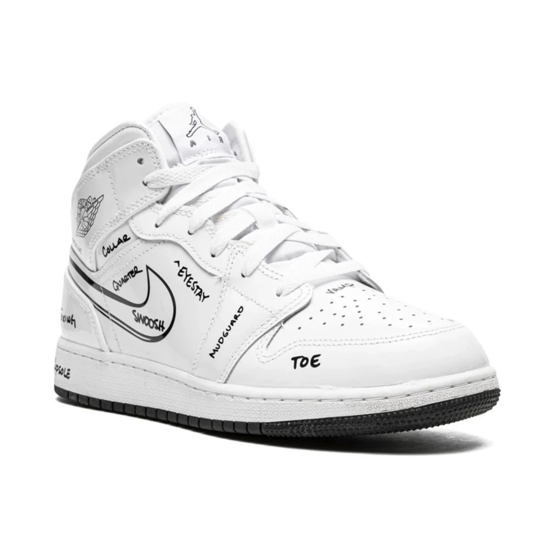 Jordan 1 Mid Scheamatic