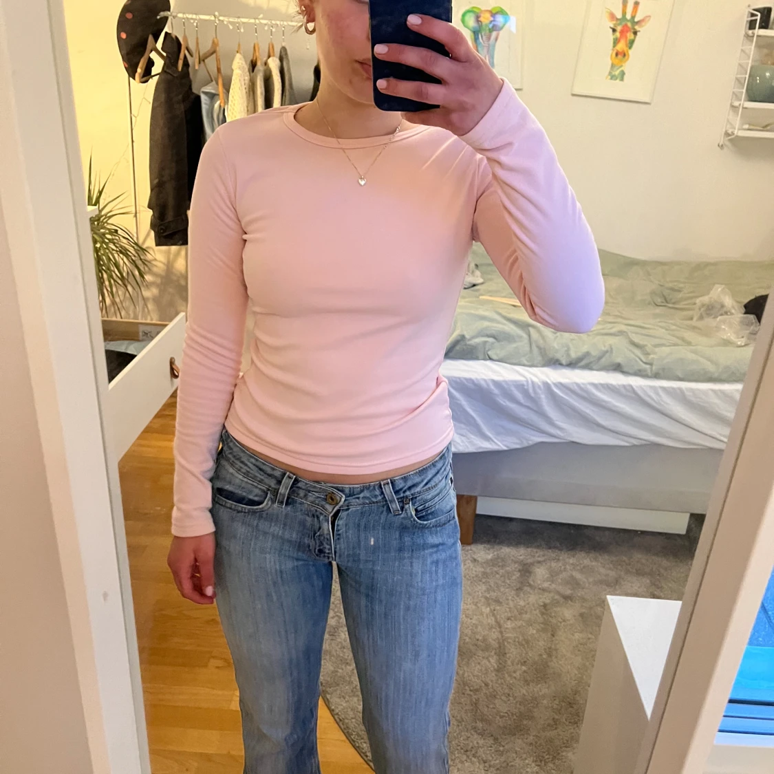 Ljusrosa topp - 90