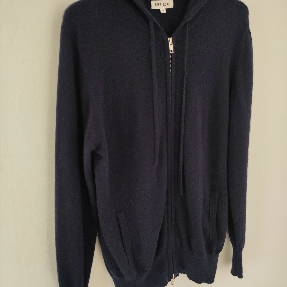 Soft Goat cashmere zip. St S (man)