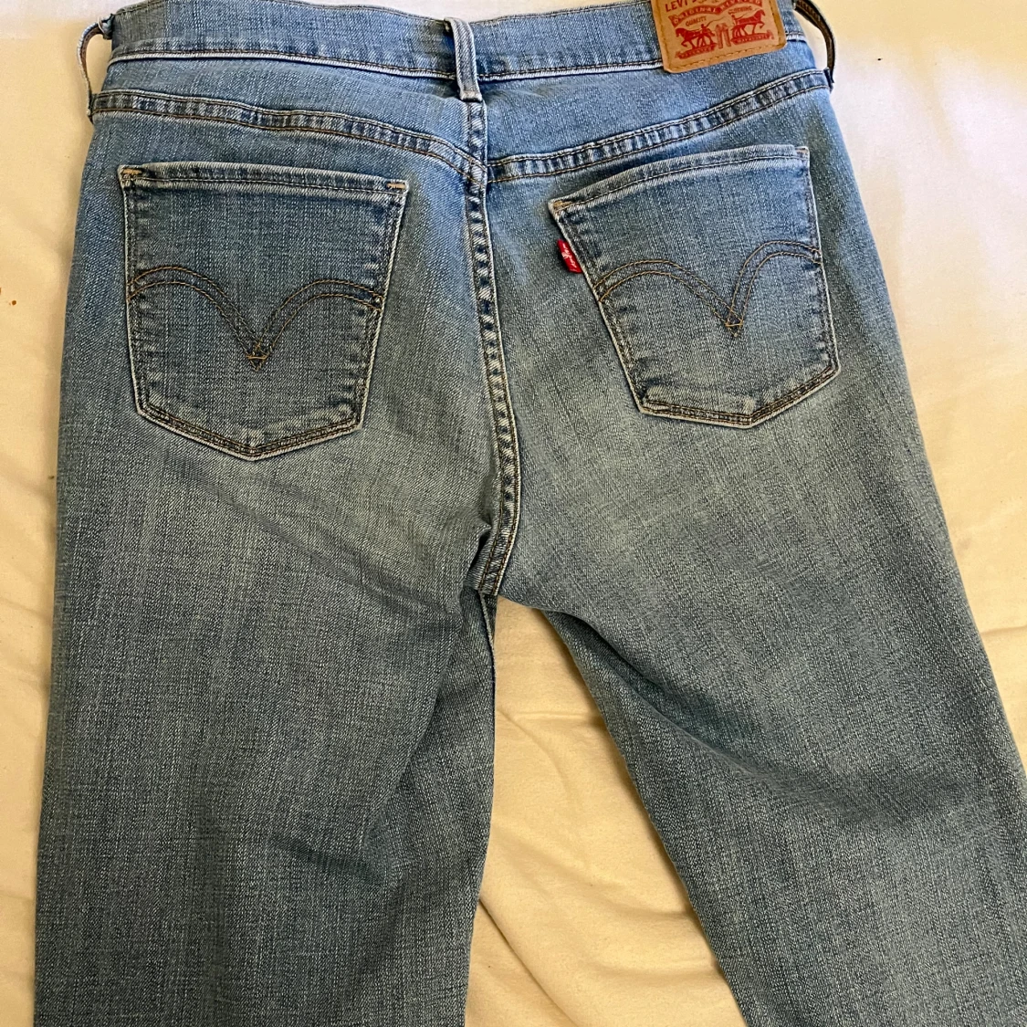 Lådmidjdade jeans  - 90