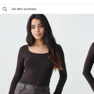 Långärmad Gina topp - Super fin mörk brun långärmad tröja från Gina💘💘