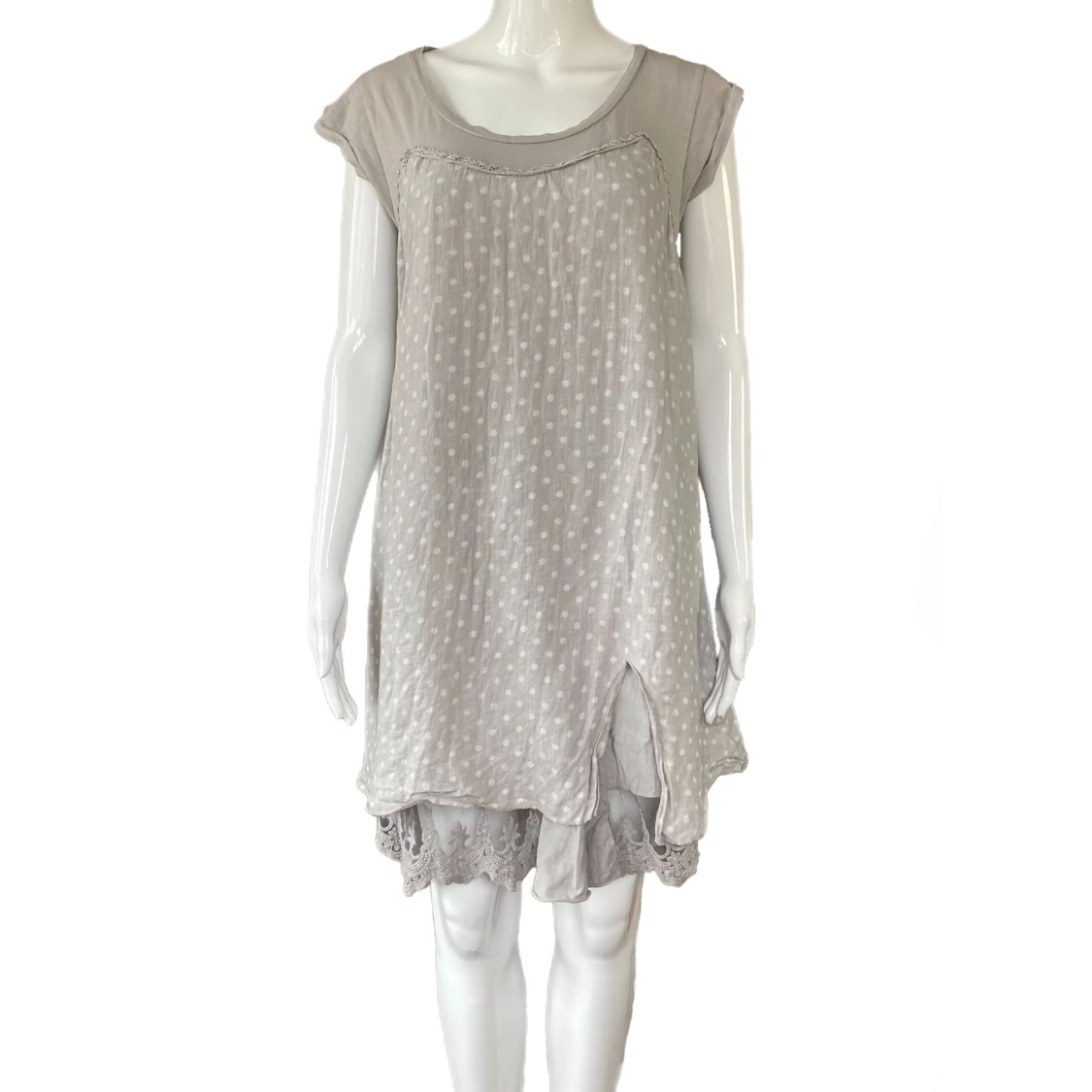 Klänning i 100% linnen - 90