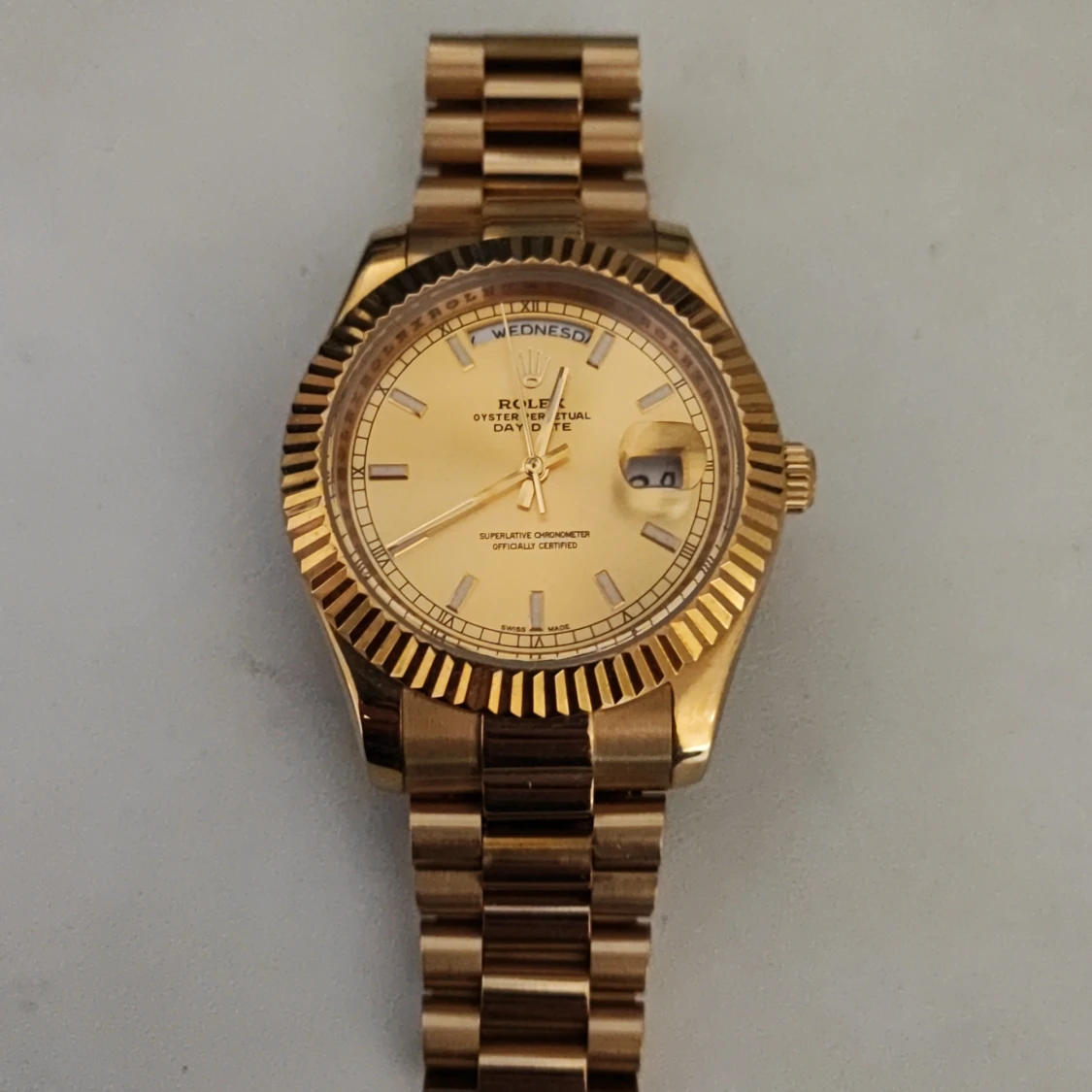 41mm Guld Rolex  - 90