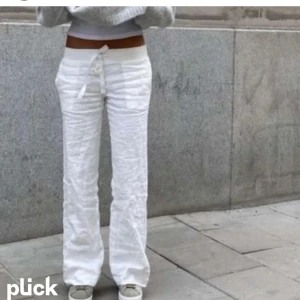 Linnebyxor Alobha label  - Säljer dessa linnebyxor ifrån Alobha label i stl M! Passar någon mellan 160-168 ish jag är 170 o dom är nån cm förkorta skriv för fler bilder 💞💞