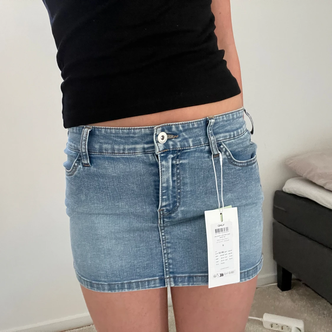 Mini jeans kjol! - 90