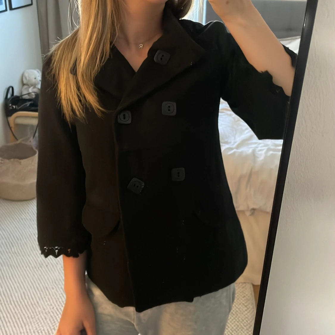 Trekvartsärmad jacka - 90