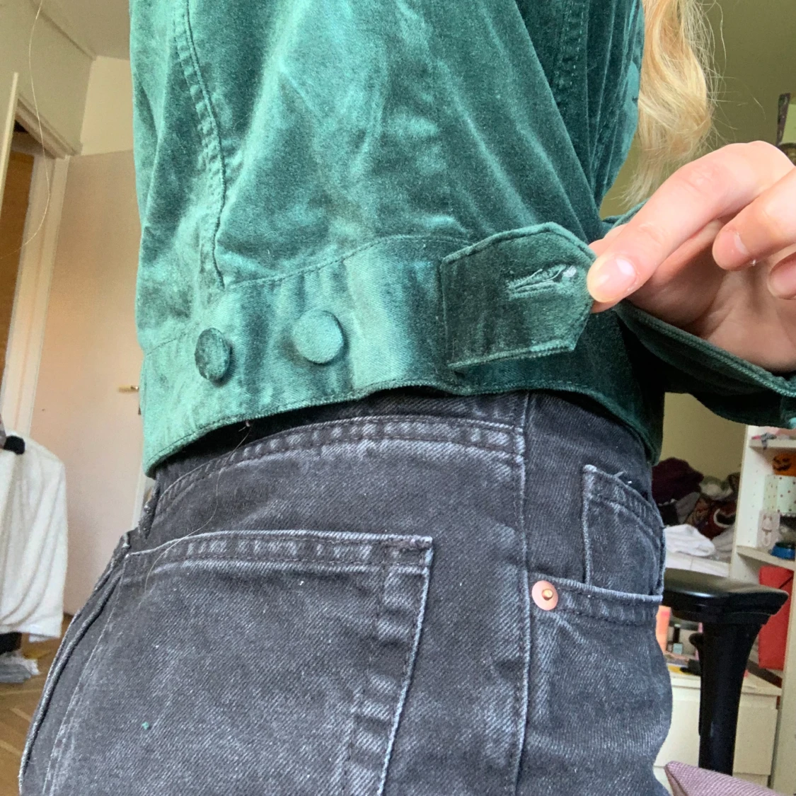 🔥Cropped Jacka (justerbar vid midjan) - 91