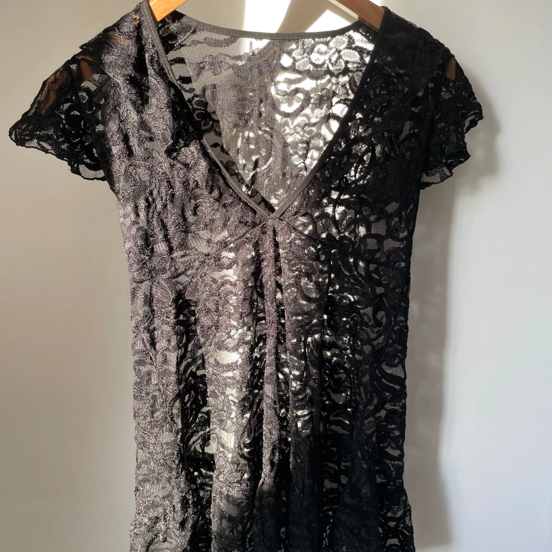 Kortärmad spetstopp - 91