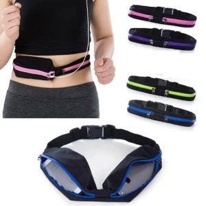 Midjeväska / Sports Bälte  - Två fickor med dragkedja  Bälte är justerbart från 69.00-122.00 cm Fickor mått ca 20.00*12.00 cm Alla färger kvar  Pris för en 