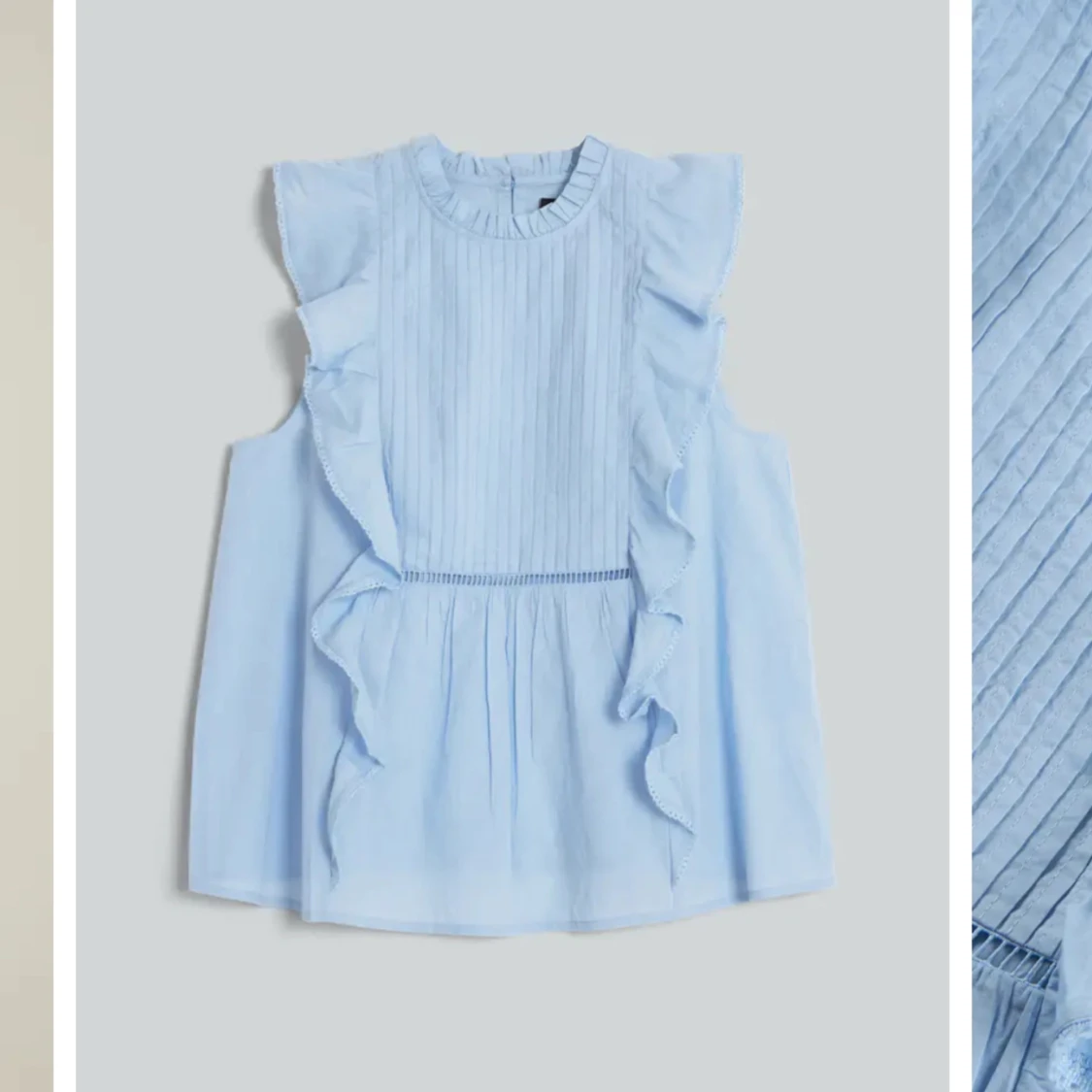 Blå blus/topp🩵 - 90