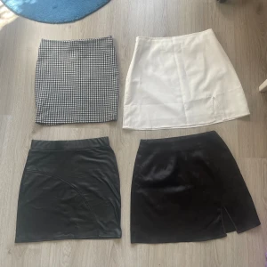 Kortkjol  - 4st minikjolar i storlek XS 30kr/st eller alla för 100kr Kan mötas upp i Leksand, annars tillkommer liten fraktkostnad ✨ 
