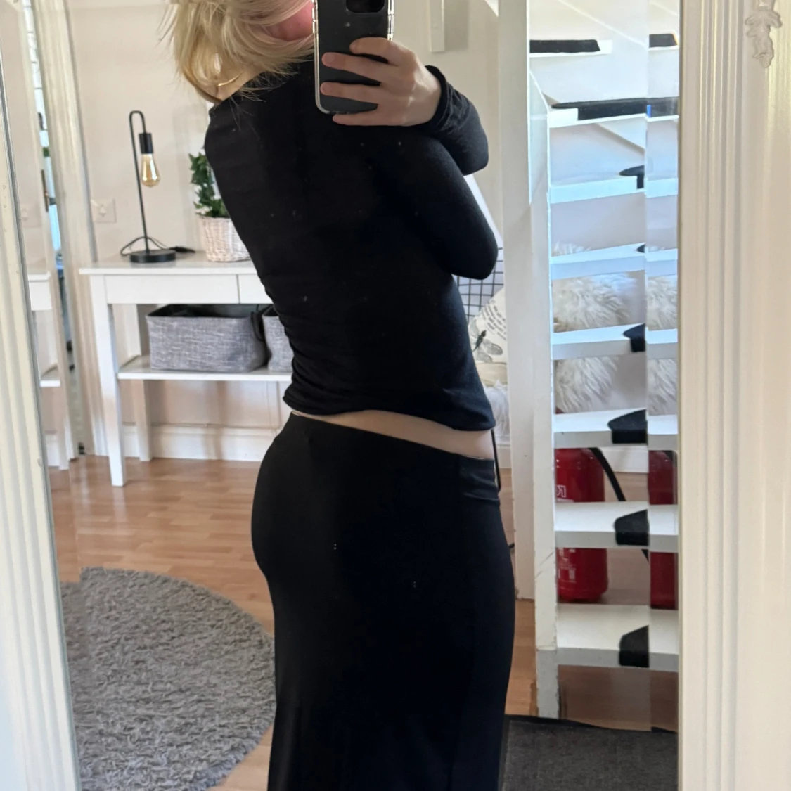 Svart långkjol - 90